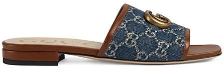 zapatos gucci animados|gucci jolie denim flats sandals.